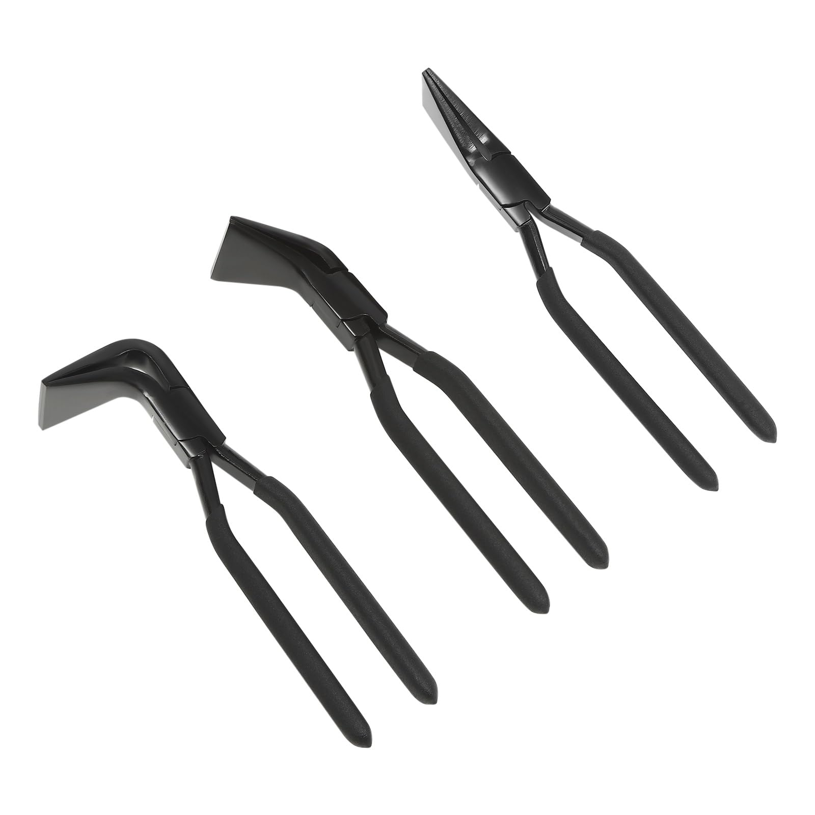 TiryyDrela Pinze per Lamiera 0° 45° 90° Set 3 Pezzi Acciaio