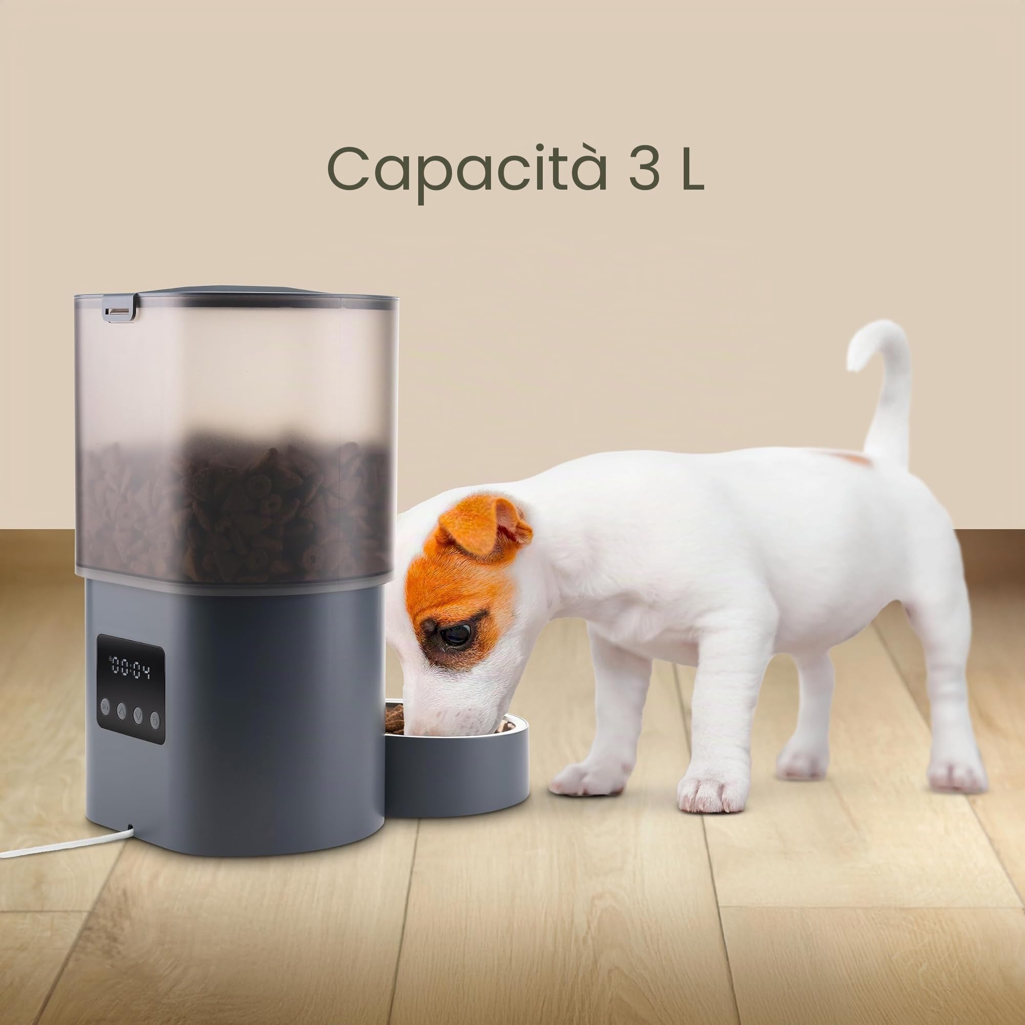Ufesa dispenser automatico cibo 3L acciaio inox