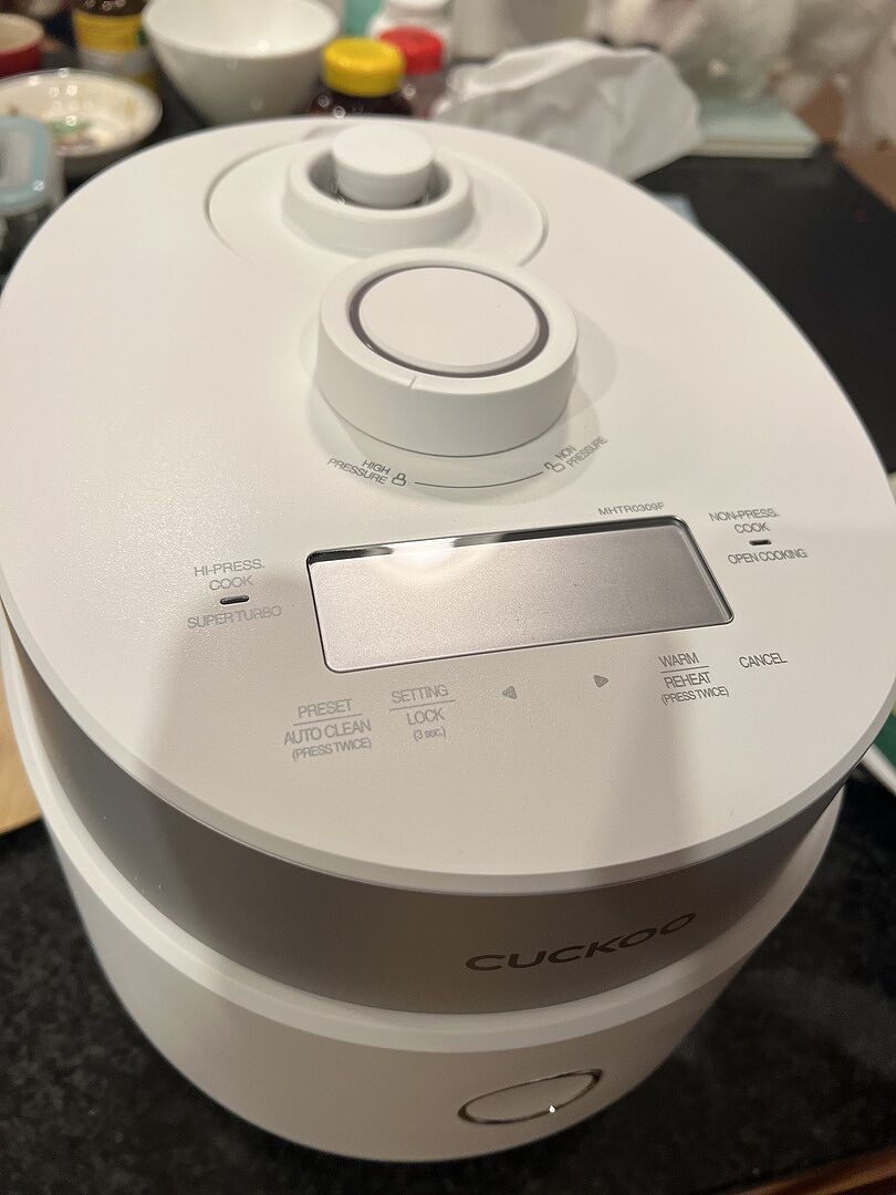 CUCKOO CRP-MHTR0309F cuociriso induzione 3 tazze doppia pressione