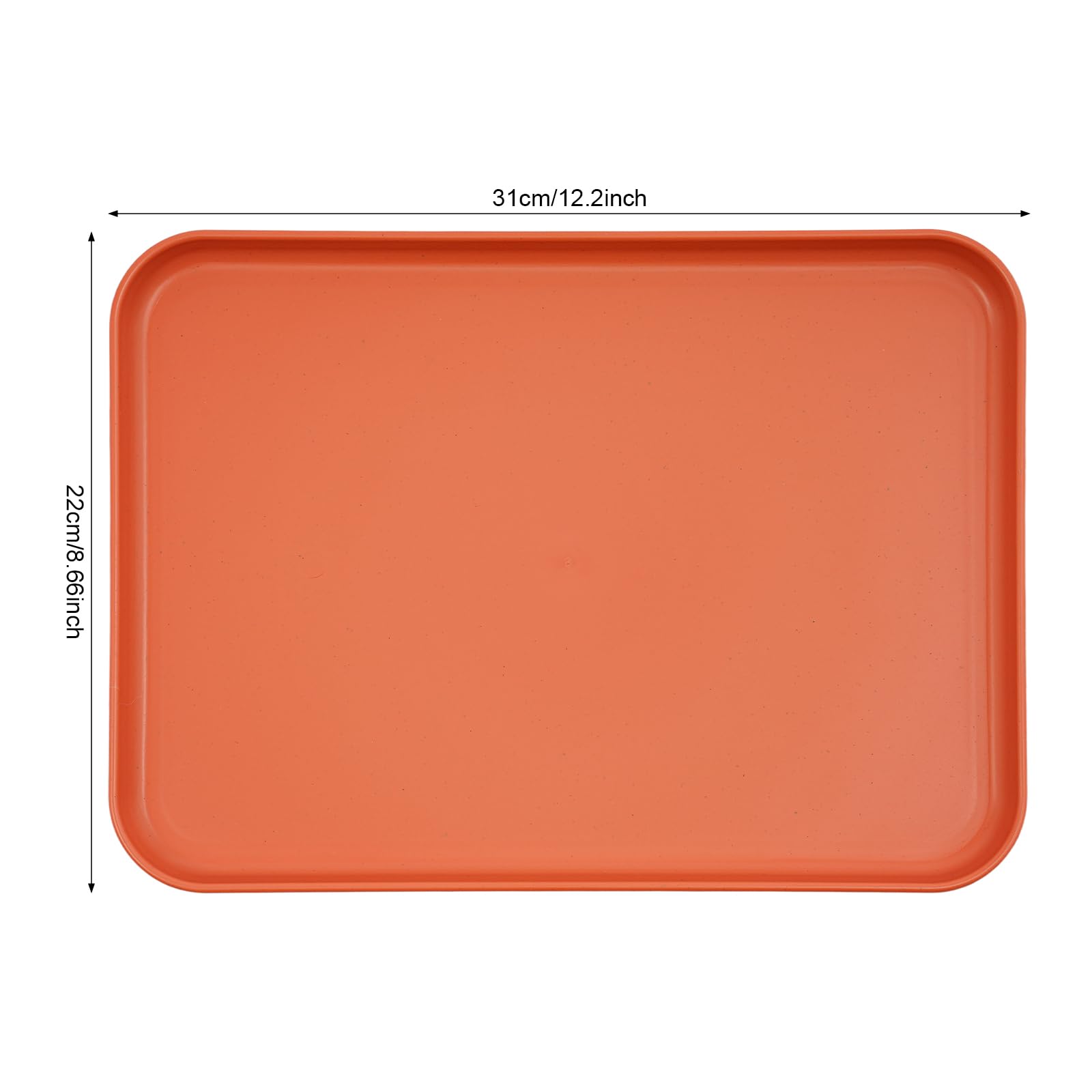 TiryyDrela Vassoi Mensa Colorati Set 20 Pezzi Impilabili 31cm