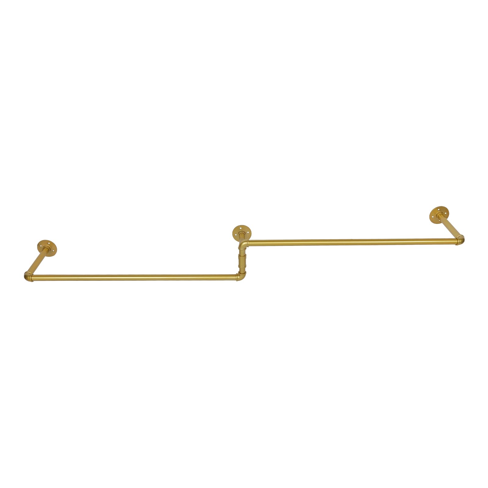 TiryyDrela Appendiabiti da Parete 180 cm in Acciaio Oro