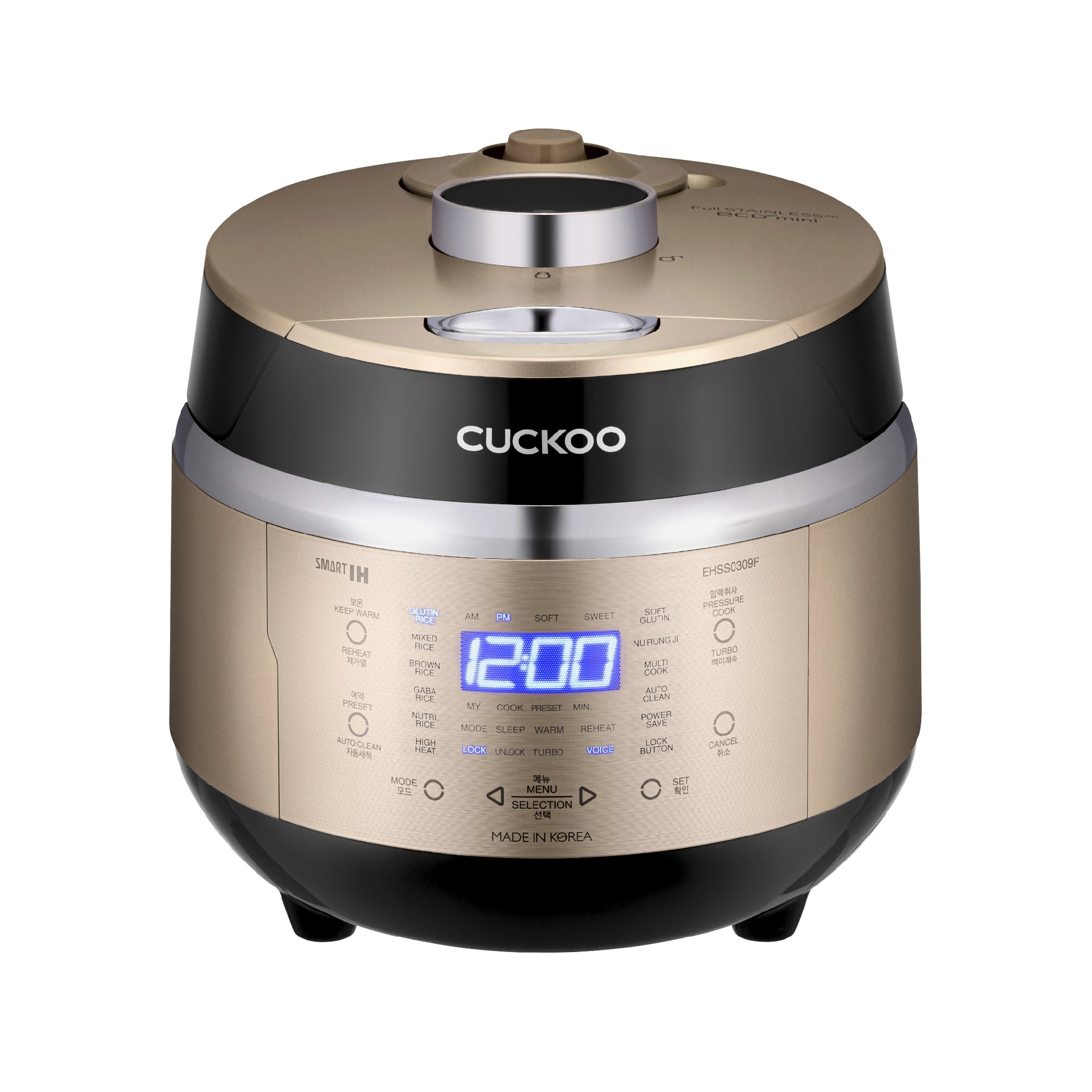 Cuckoo CRP-EHSS0309F cuociriso a pressione 3 tazze IH
