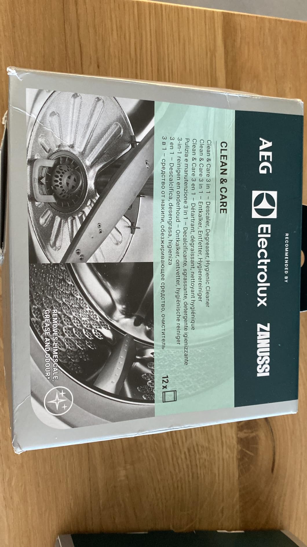 Electrolux 902979919 pulitore lavatrice 12 bustine 3 in 1