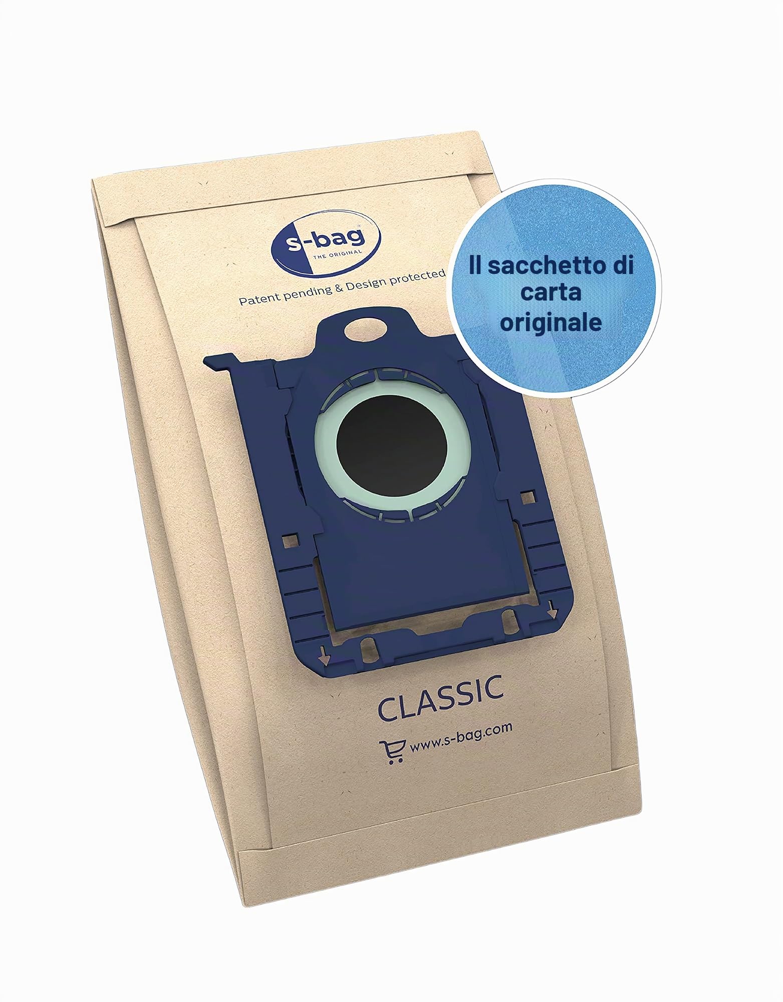 Electrolux S-Bag Classic E200SM sacchetti aspirapolvere 15 pezzi carta