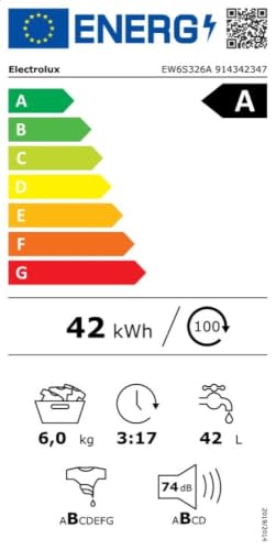 Electrolux PerfectCare 600 EW6S326A lavatrice slim 6 kg classe A
