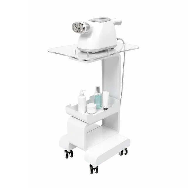 TiryyDrela Carrello Parrucchiere Mobile Bianco 76 cm 15 kg