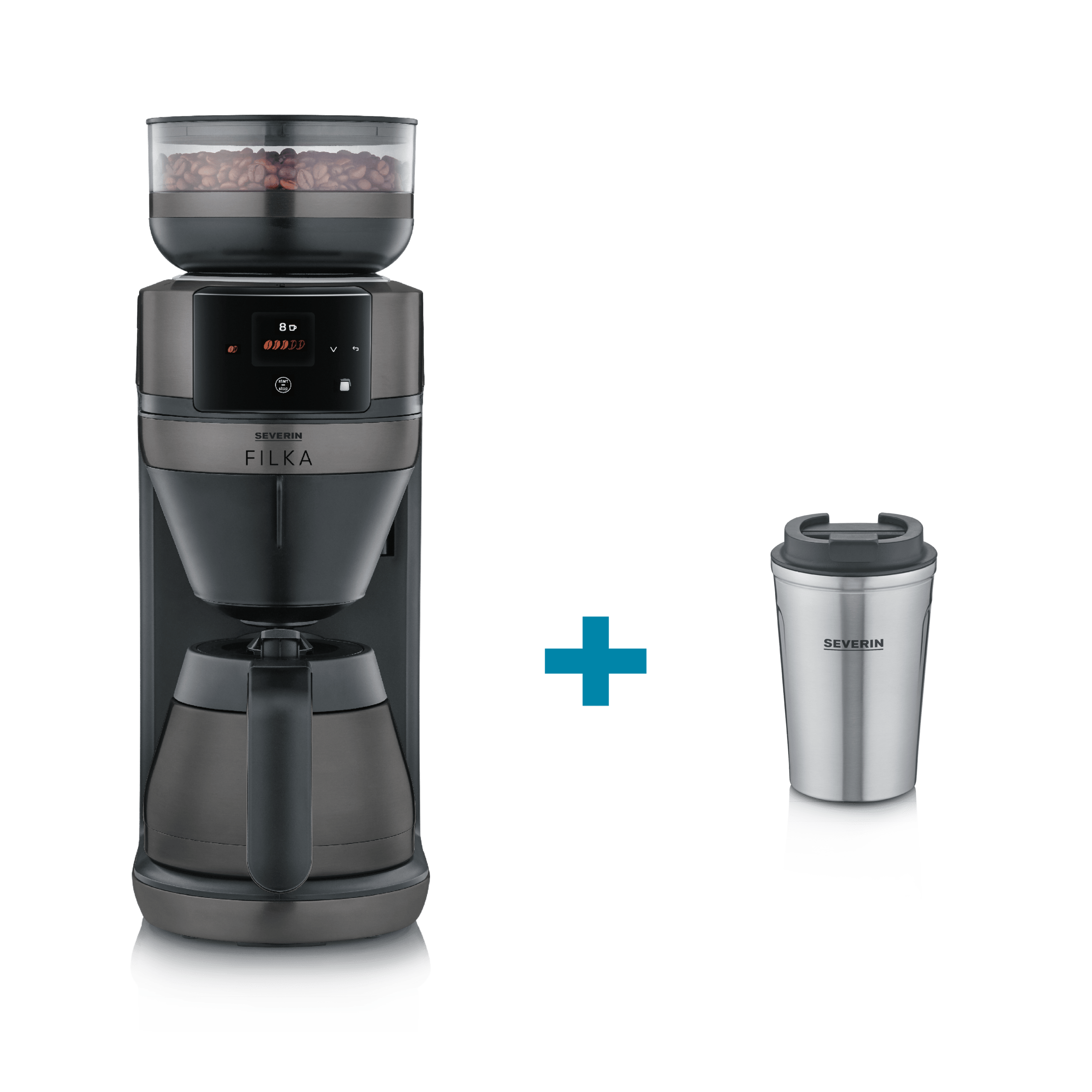 SEVO FILKA 4855+5555 macchina caffè filtro bundle termico
