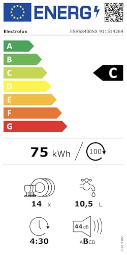 Electrolux Serie 600 ESS68400SX lavastoviglie 14 coperti inox