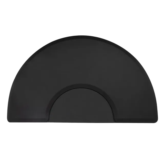 TiryyDrela Tappeto Parrucchiere Antifatica 150x90cm Nero