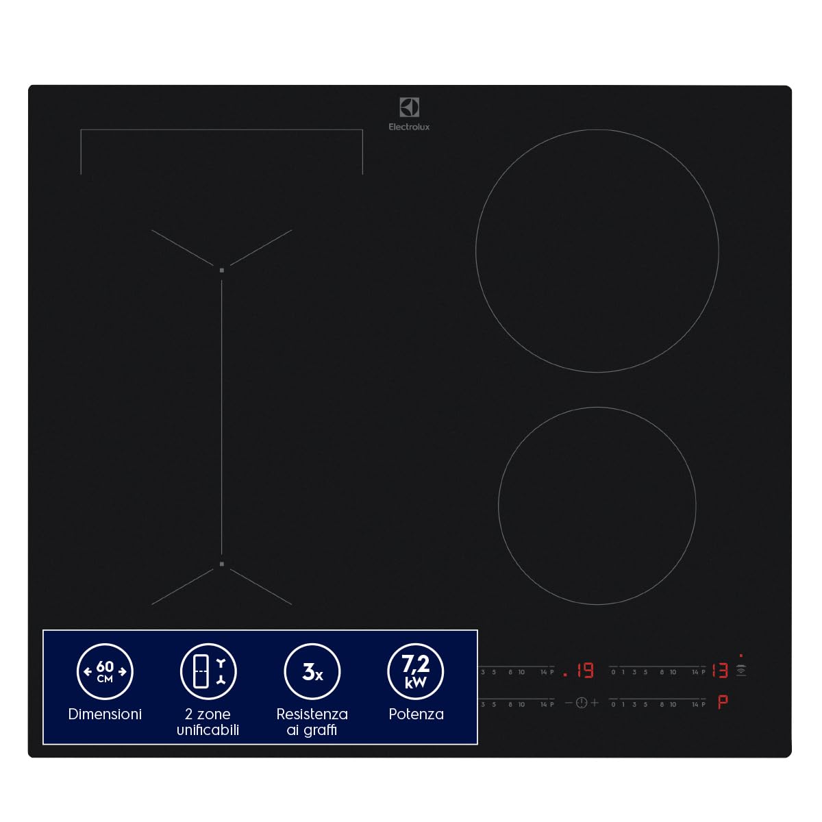Electrolux Serie 700 EIS62449C piano cottura induzione 60 cm 4 fuochi