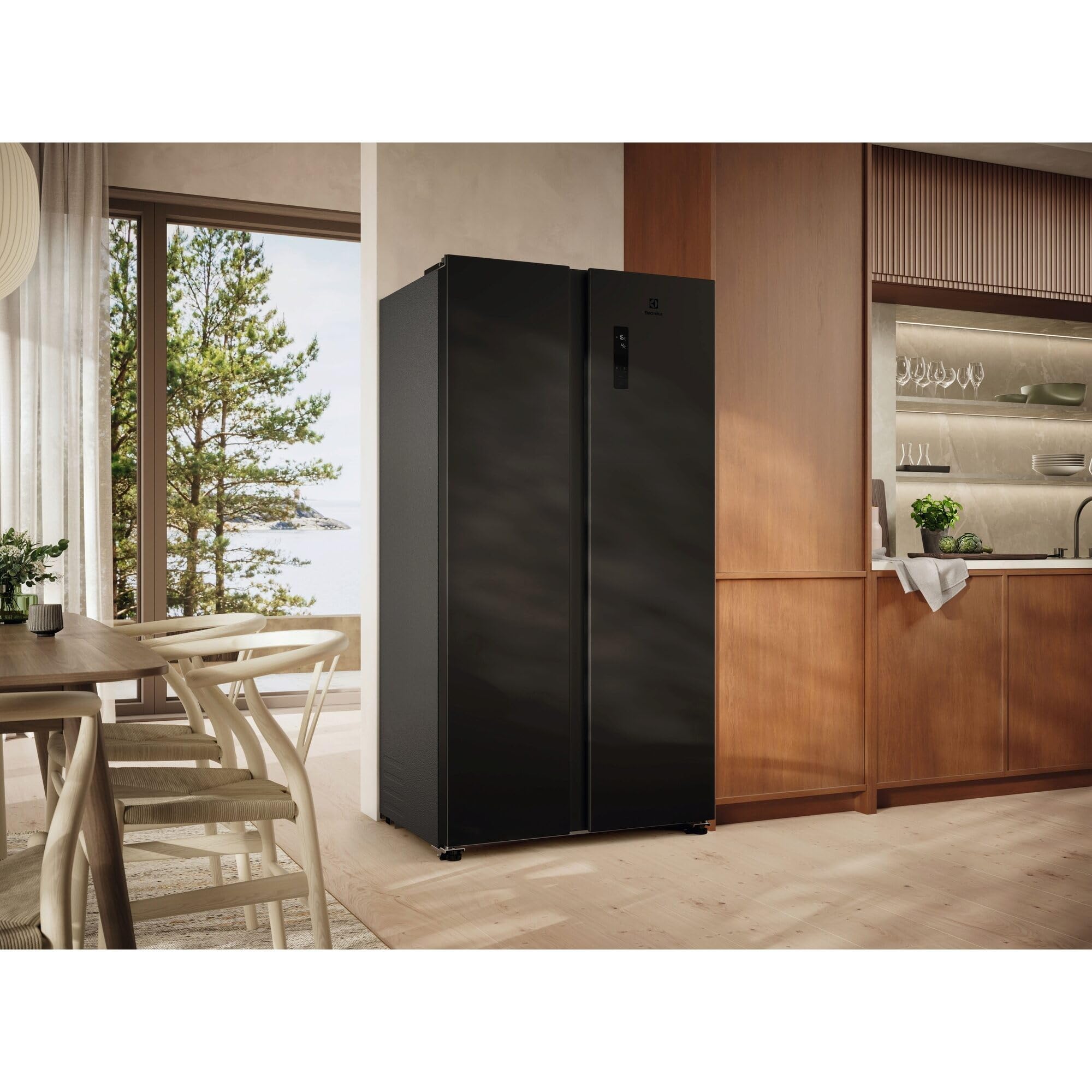 Electrolux Serie 600 EAT6ME53K0 frigorifero americano nero