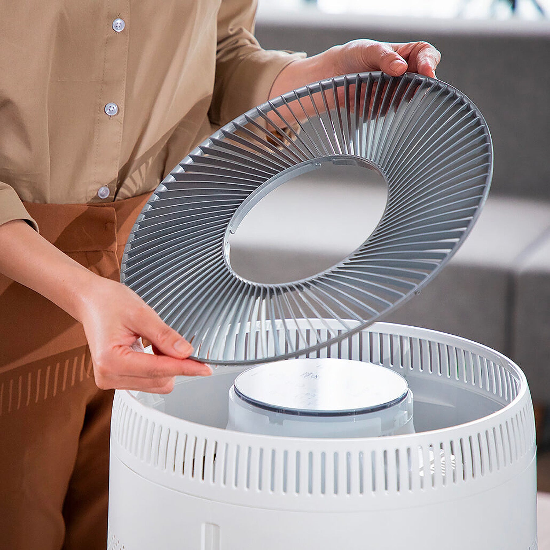 CUCKOO purificatore aria grande bianco 360 gradi 30 libbre