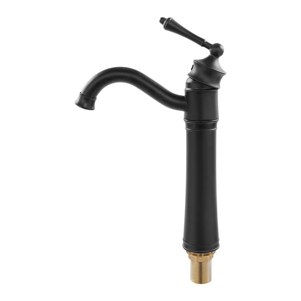TiryyDrela Rubinetto Cucina Nero Girevole 360° 30 cm