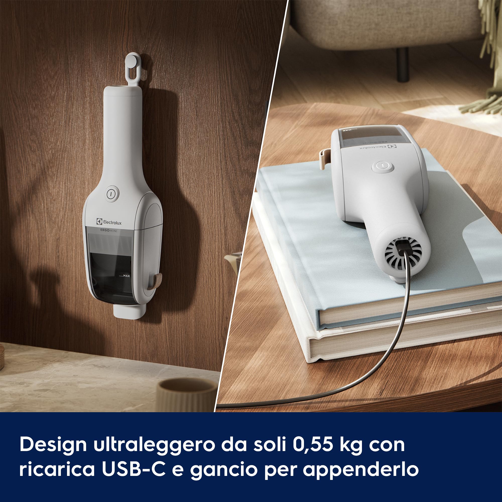 Electrolux ErgoMini EH1EM10SW aspirapolvere portatile
