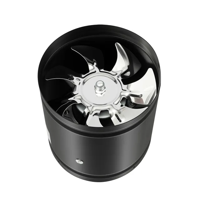 TiryyDrela estrattore aria parete nero 15 cm 600 m³/h