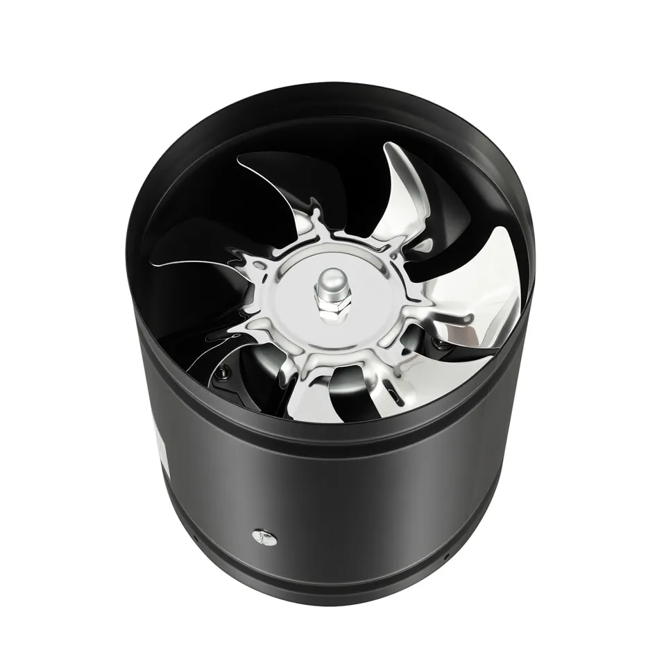 TiryyDrela estrattore aria parete nero 15 cm 600 m³/h