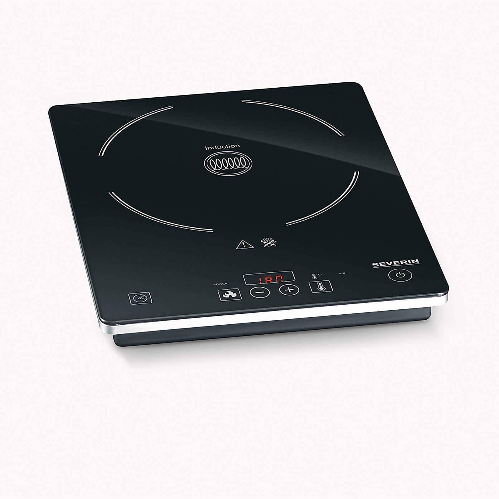 SEVO Piastra a induzione singola vetroceramica timer 80 min