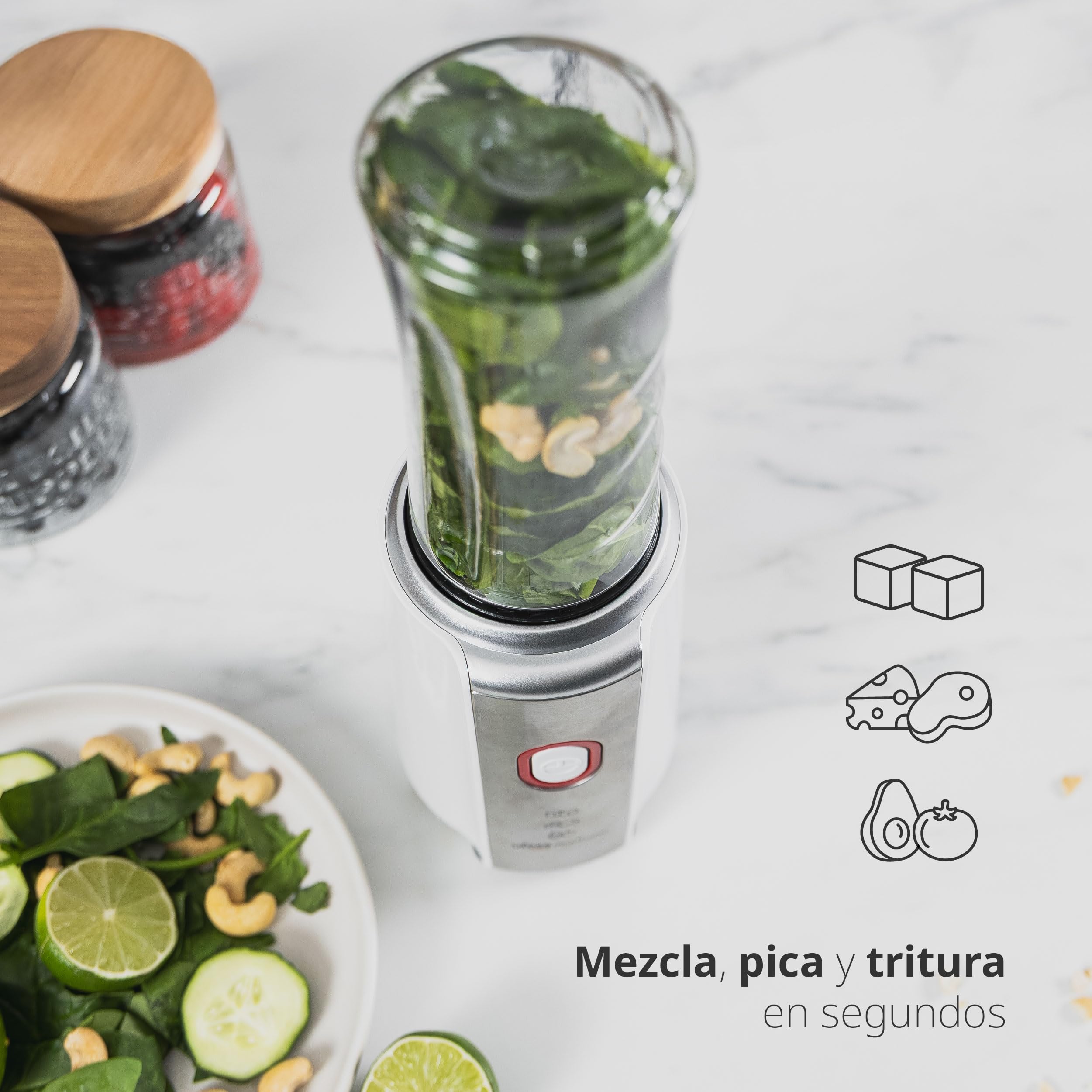 Ufesa Nutrifusion frullatore portatile 500W 2x500 ml