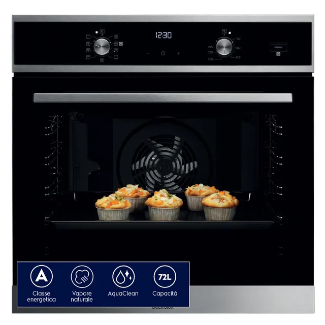 Electrolux Serie 600 EOD5H40X forno incasso vapore 72 L inox