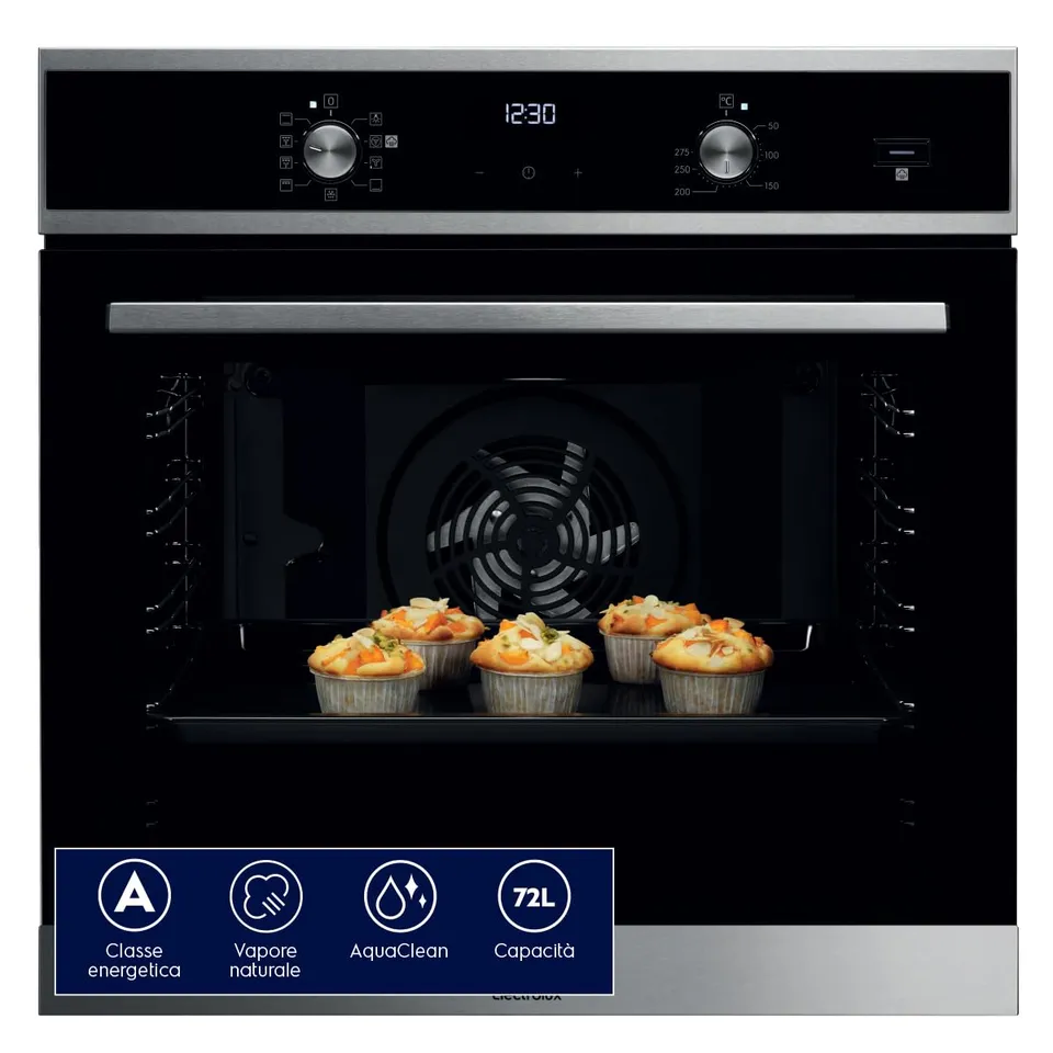 Electrolux Serie 600 EOD5H40X forno incasso vapore 72 L inox