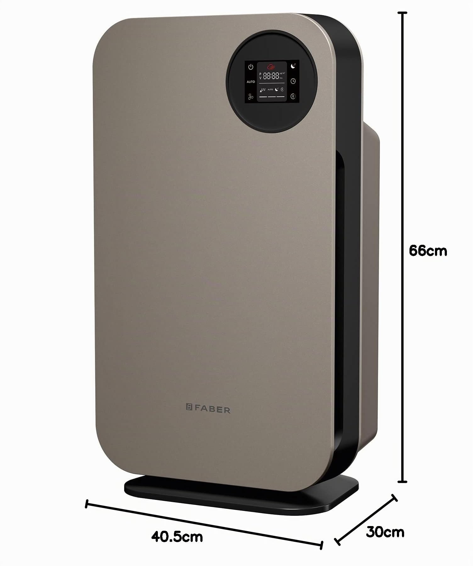 Faber AirHub Portable purificatore aria HEPA Titanium 50 mq