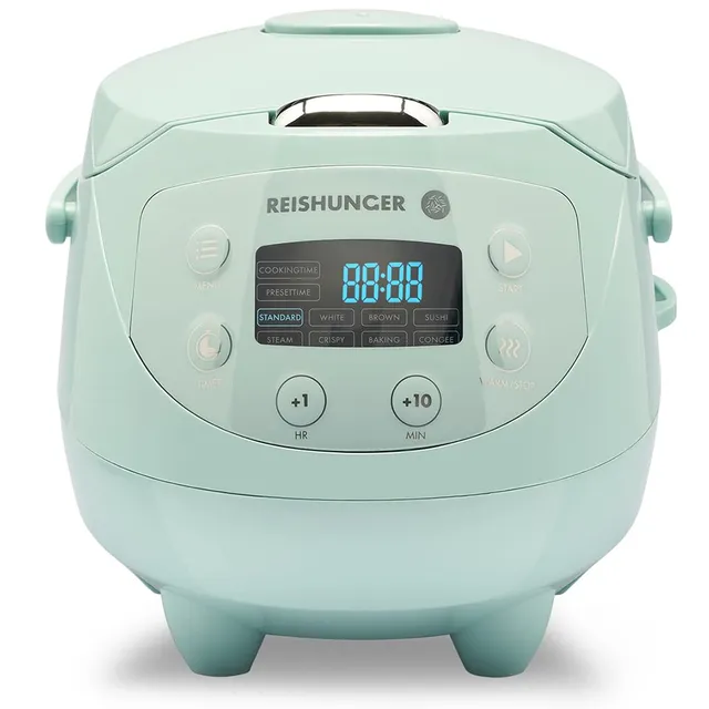 Reishunger Mini cuociriso digitale menta 8 programmi