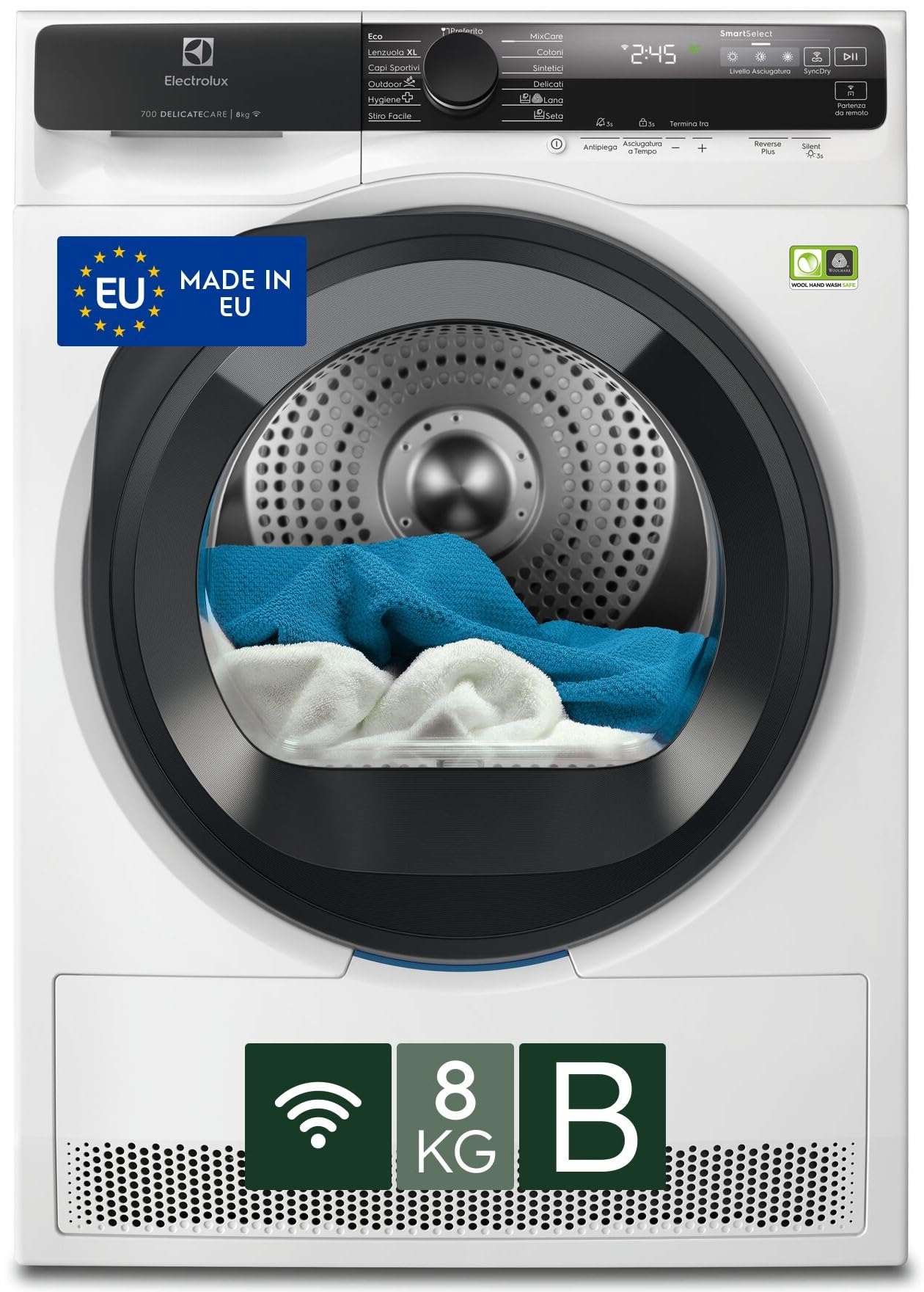 Electrolux Serie 700 EW7H58GY asciugatrice 8 kg classe B