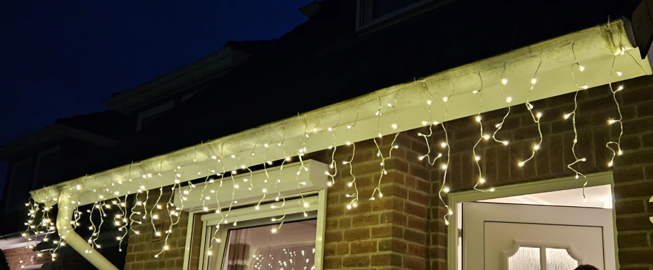 Wowdsgn catena luminosa LED 5m 220 LED bianco caldo app