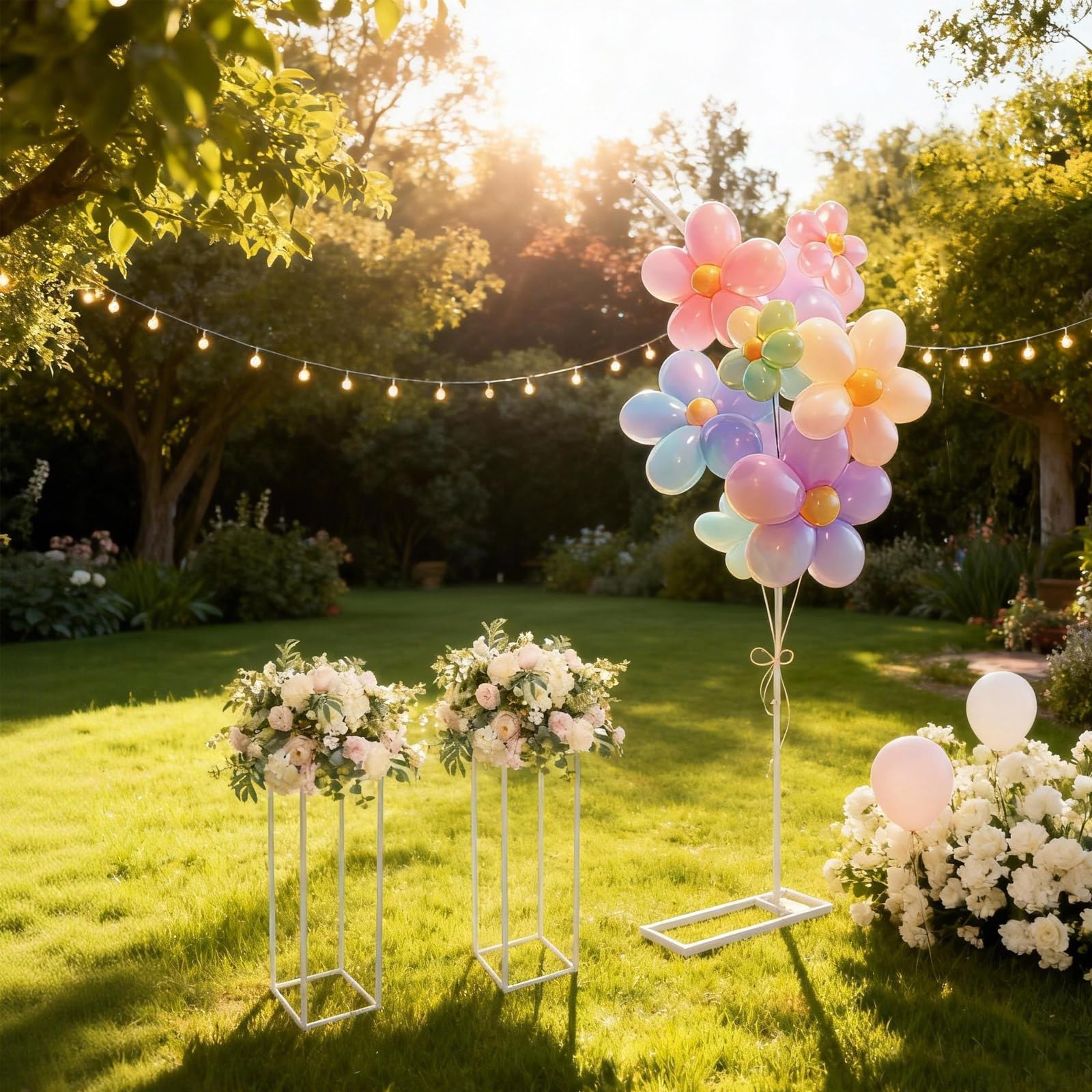 TiryyDrela Arco Matrimonio Bianco 3 Pezzi