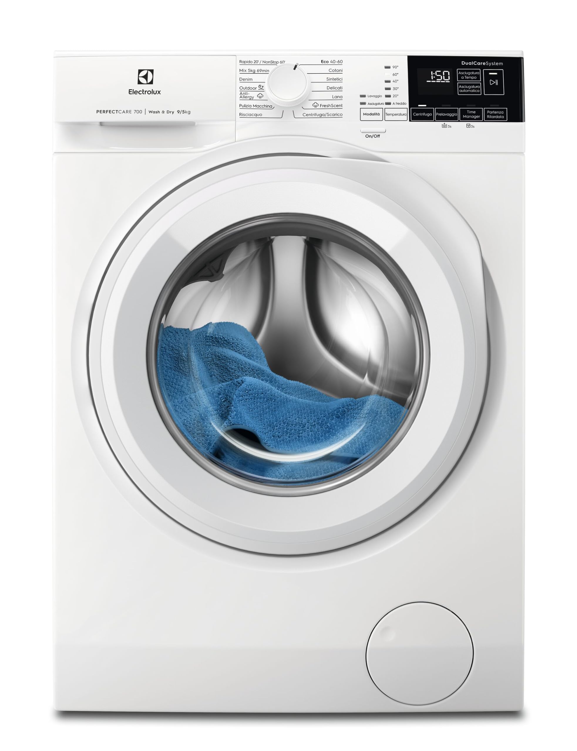 Electrolux PerfectCare 700 EW7W295W lavasciuga 9 kg classe D