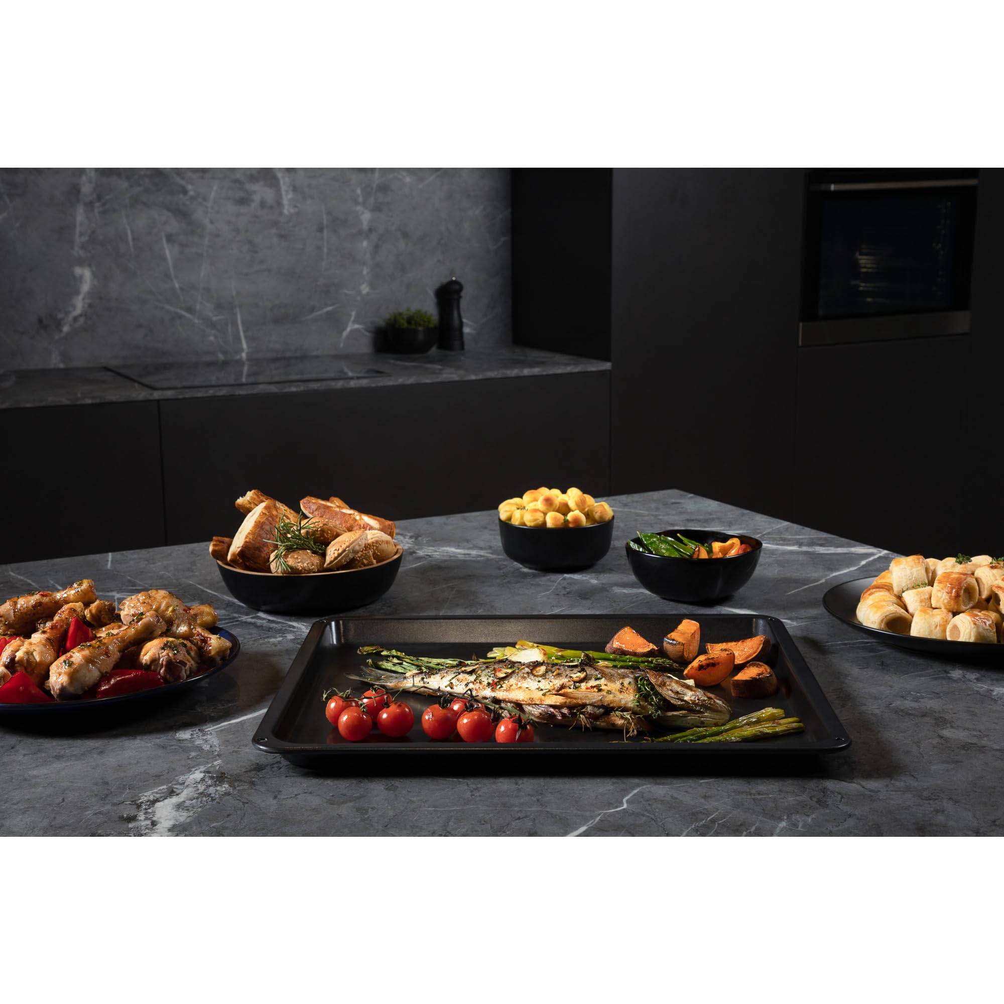 Electrolux M9OOEC01 Teglia Forno Profonda 40 mm Nera Ceramica