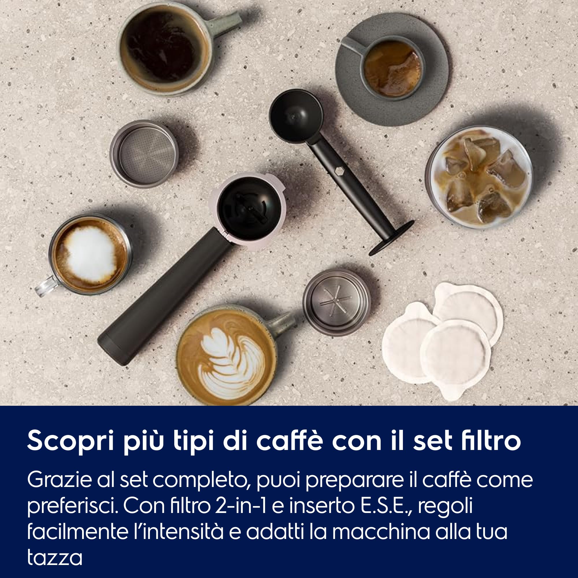 Electrolux Explore 6 E6EC1-6BST Macchina Caffe Nero 2 Tazze