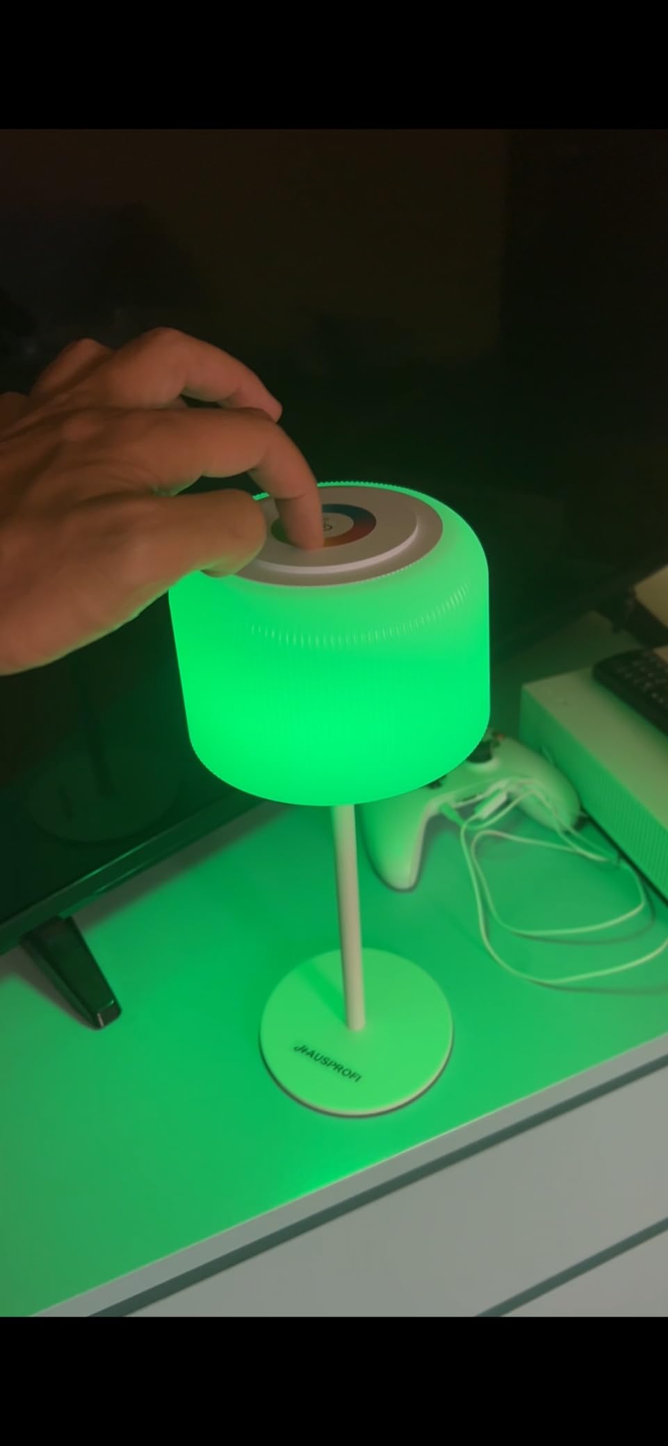 WOWDSGN 3 in 1 Lampada Tavolo LED Ricaricabile RGB IP54