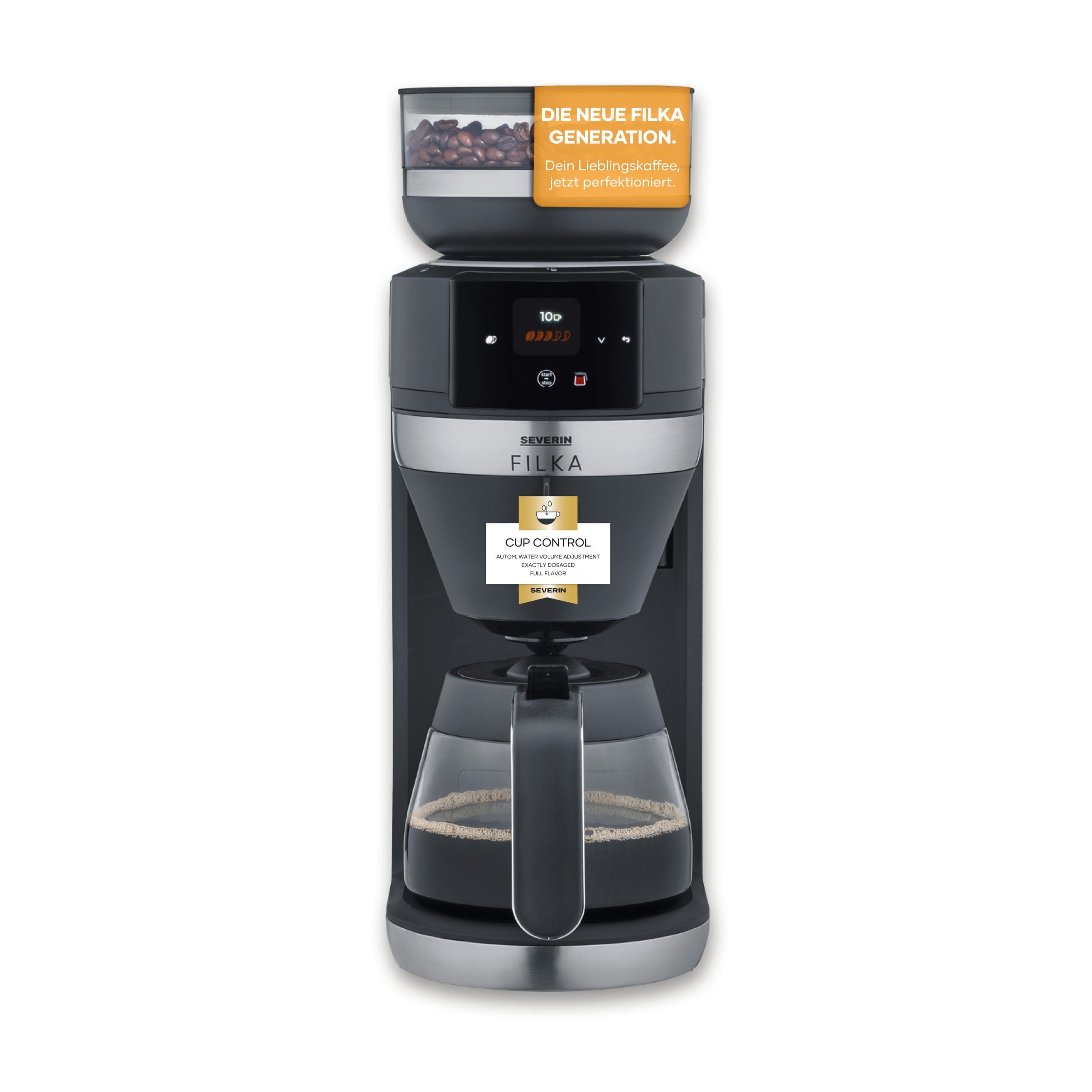 SEVO Filka KA 4852 macchina caffè filtro vetro