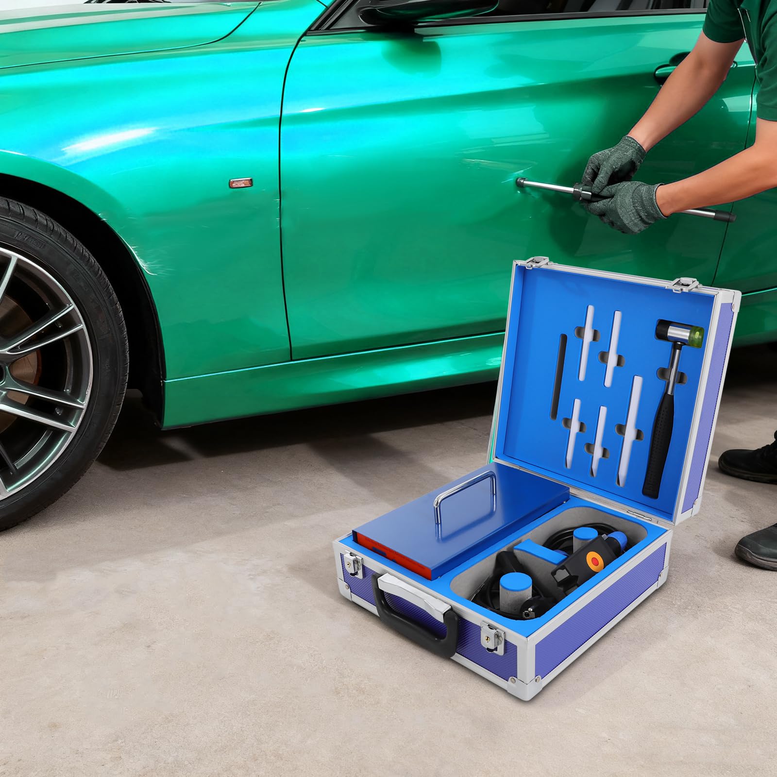TiryyDrela Riparatore Ammaccature Auto 1000W con Valigia