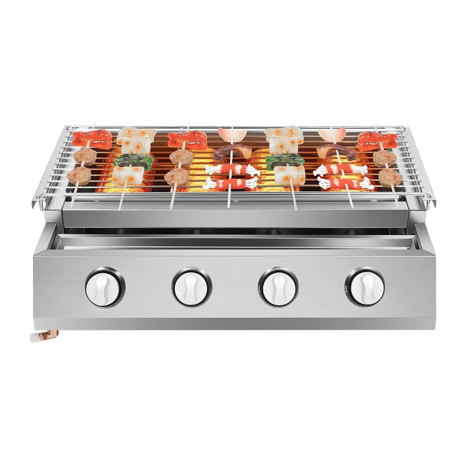 TiryyDrela Barbecue Gas 4 Bruciatori Senza Fumo