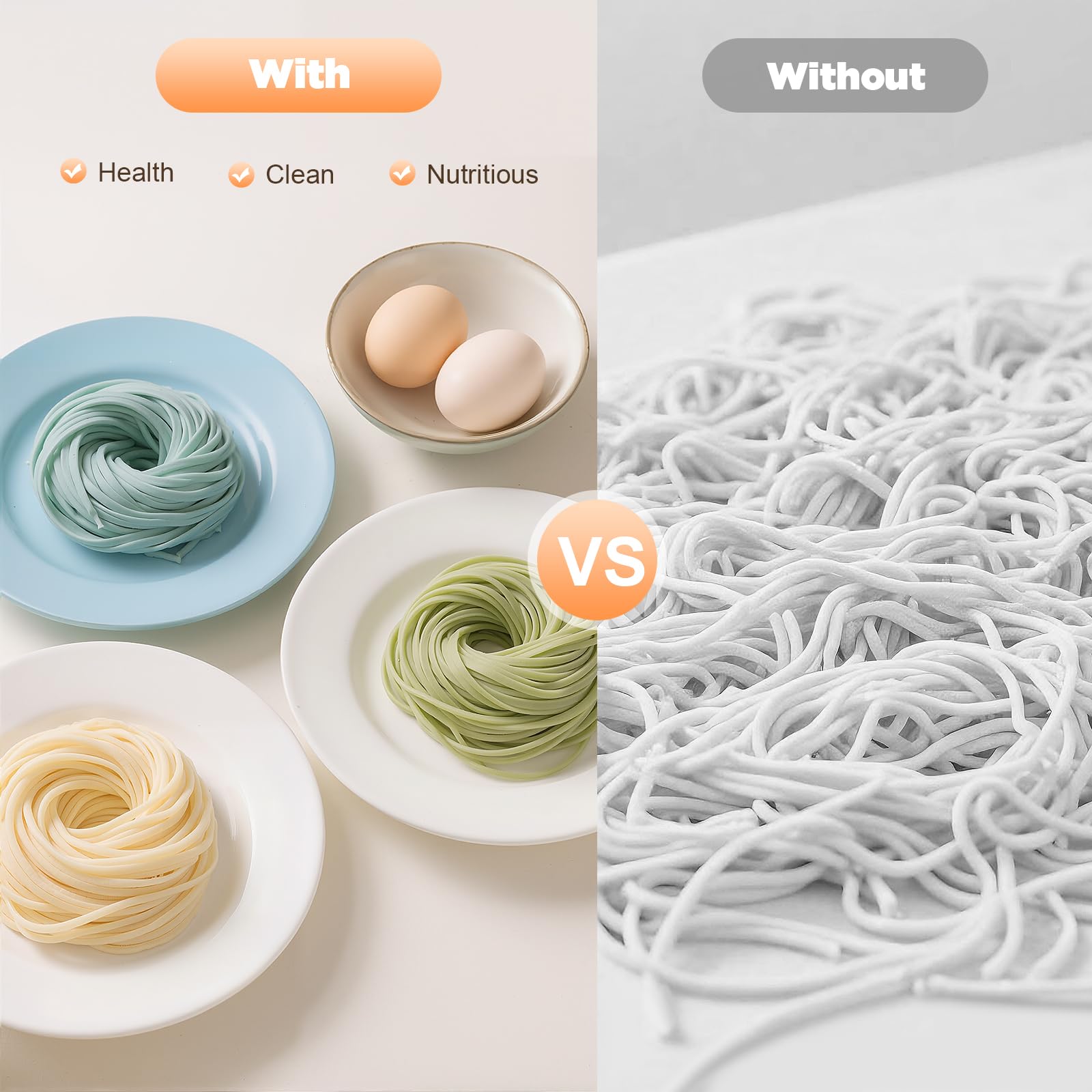 TiryyDrela Macchina Pasta Elettrica 500 g 9 Stampi Automatica