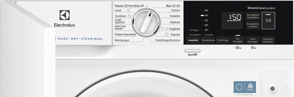 Electrolux PerfectCare 700 EW7W84BDBI Lavasciuga 8/4 kg