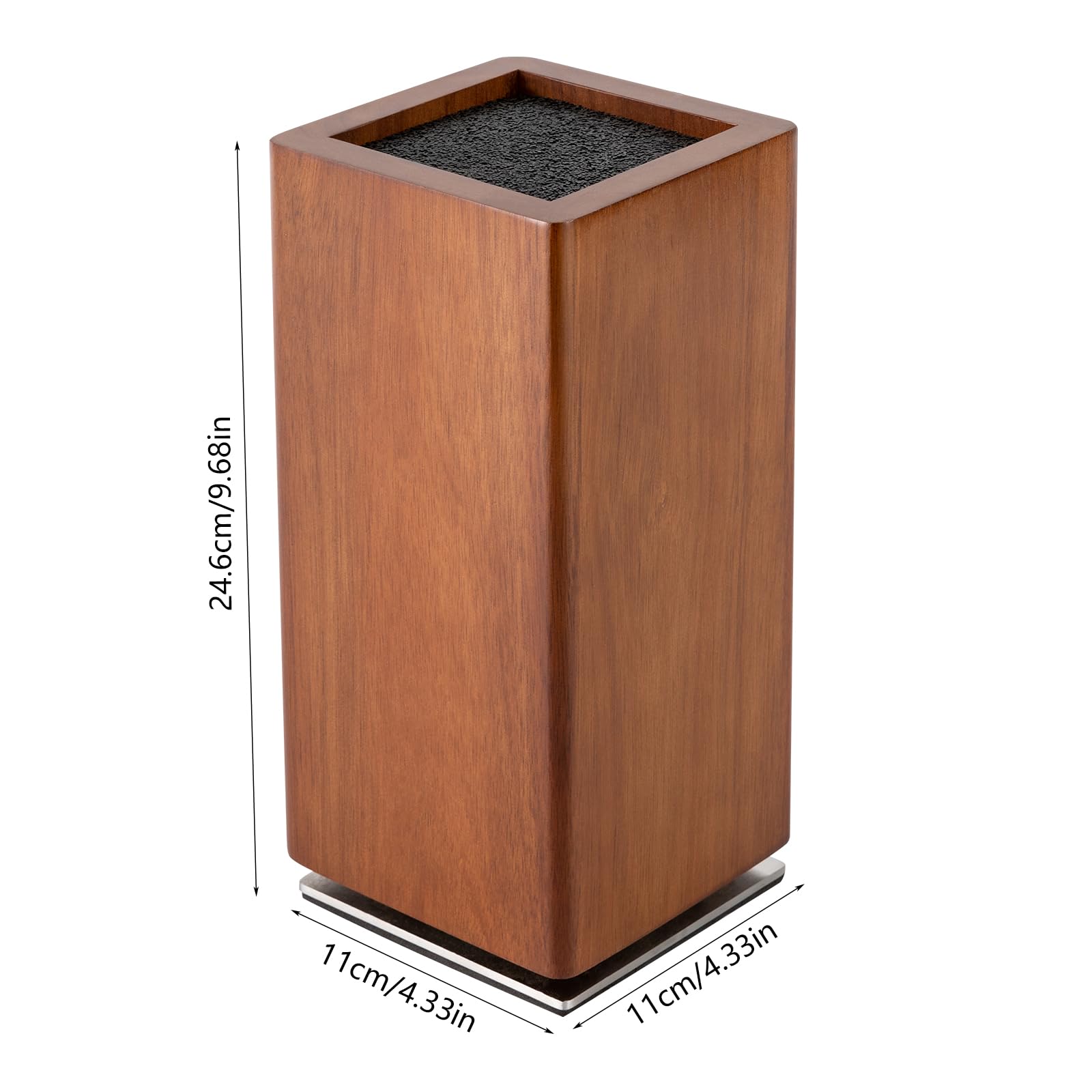 TiryyDrela Porta Coltelli Magnetico Legno Girevole 360°