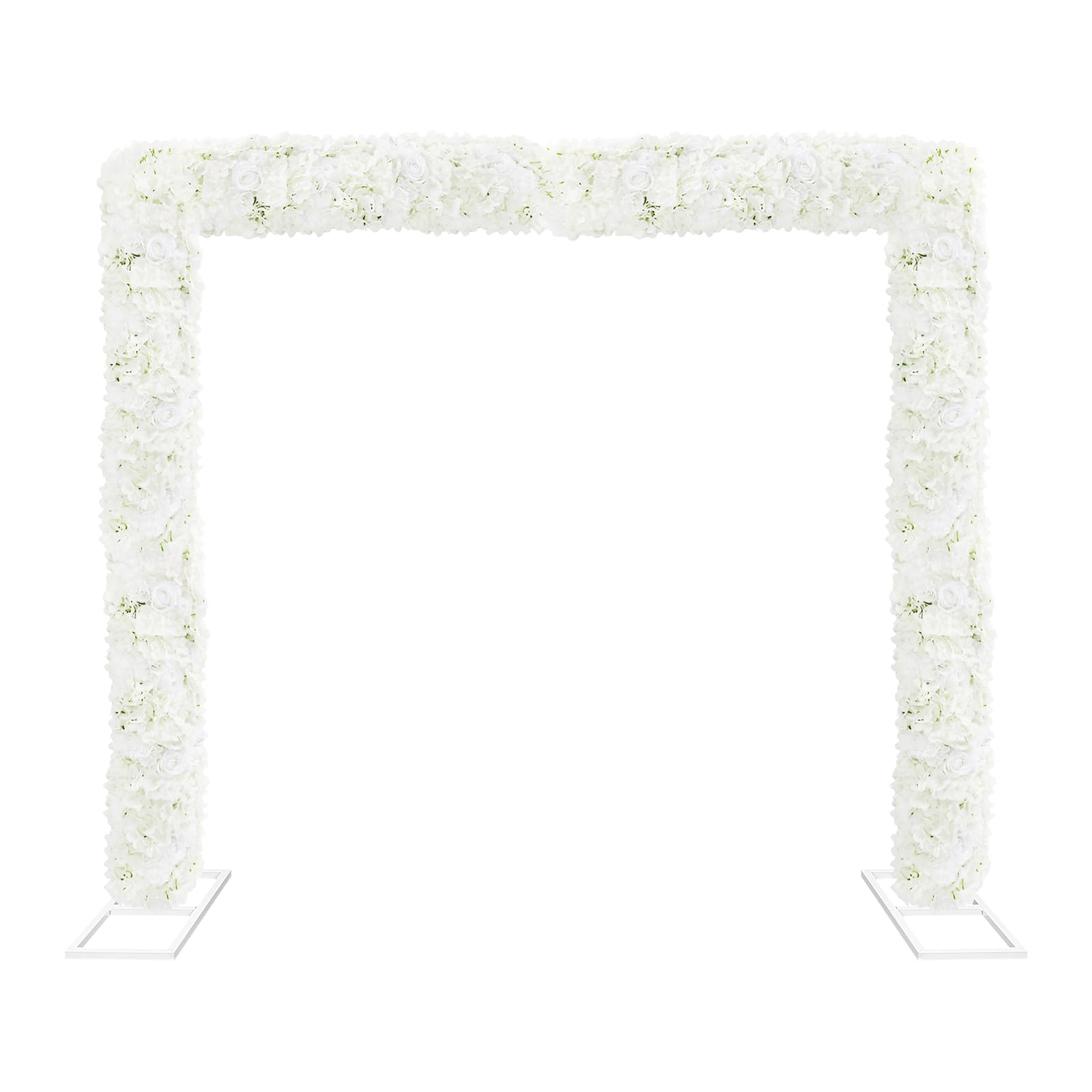 TiryyDrela Ghirlanda Fiori Artificiali Bianchi 100 cm Seta