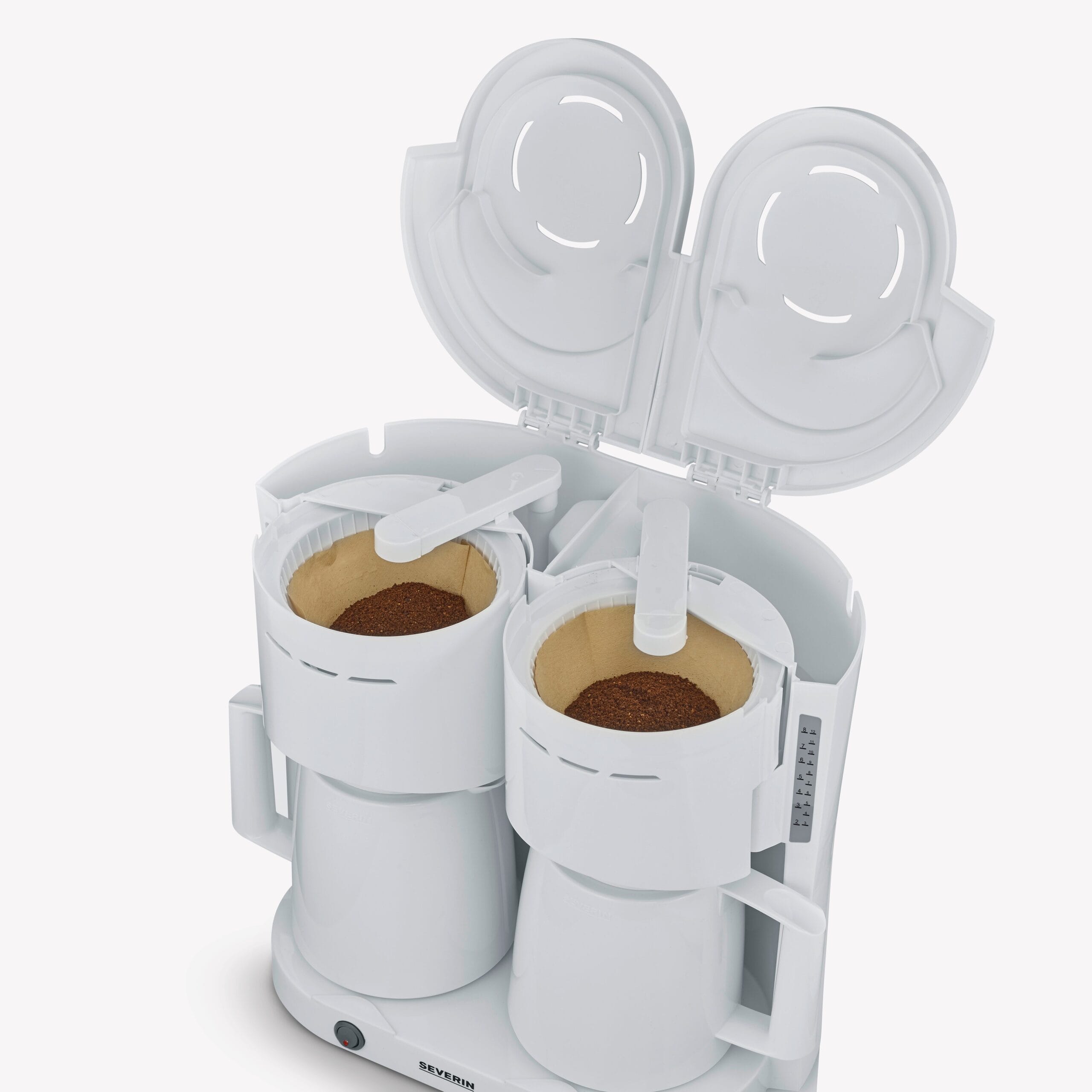 SEVO Duo caffettiera a filtro con 2 caraffe termiche 8 tazze