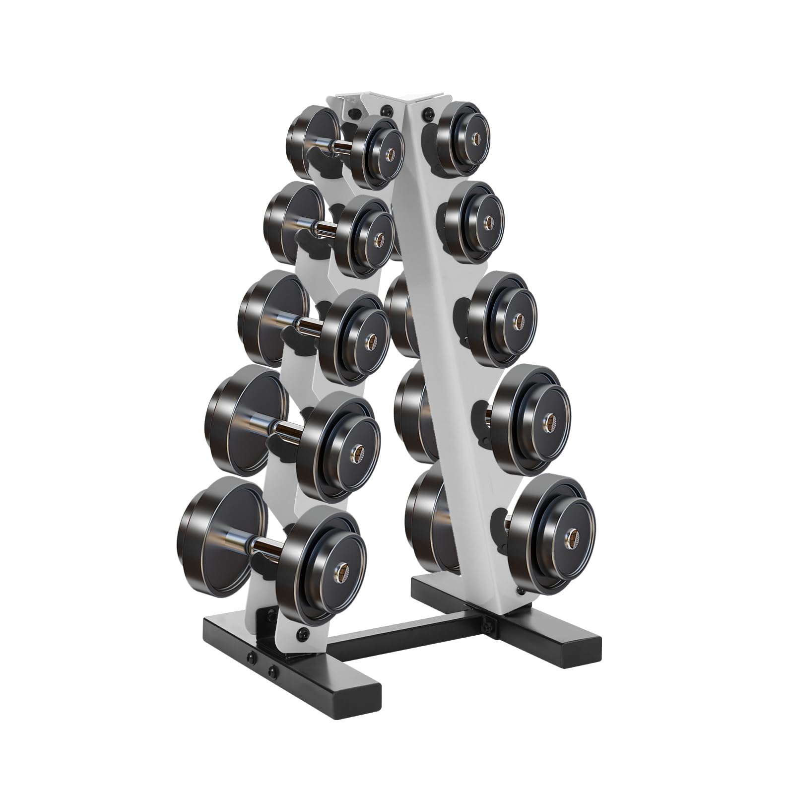 TiryyDrela rastrelliera manubri 5 livelli acciaio 100 kg