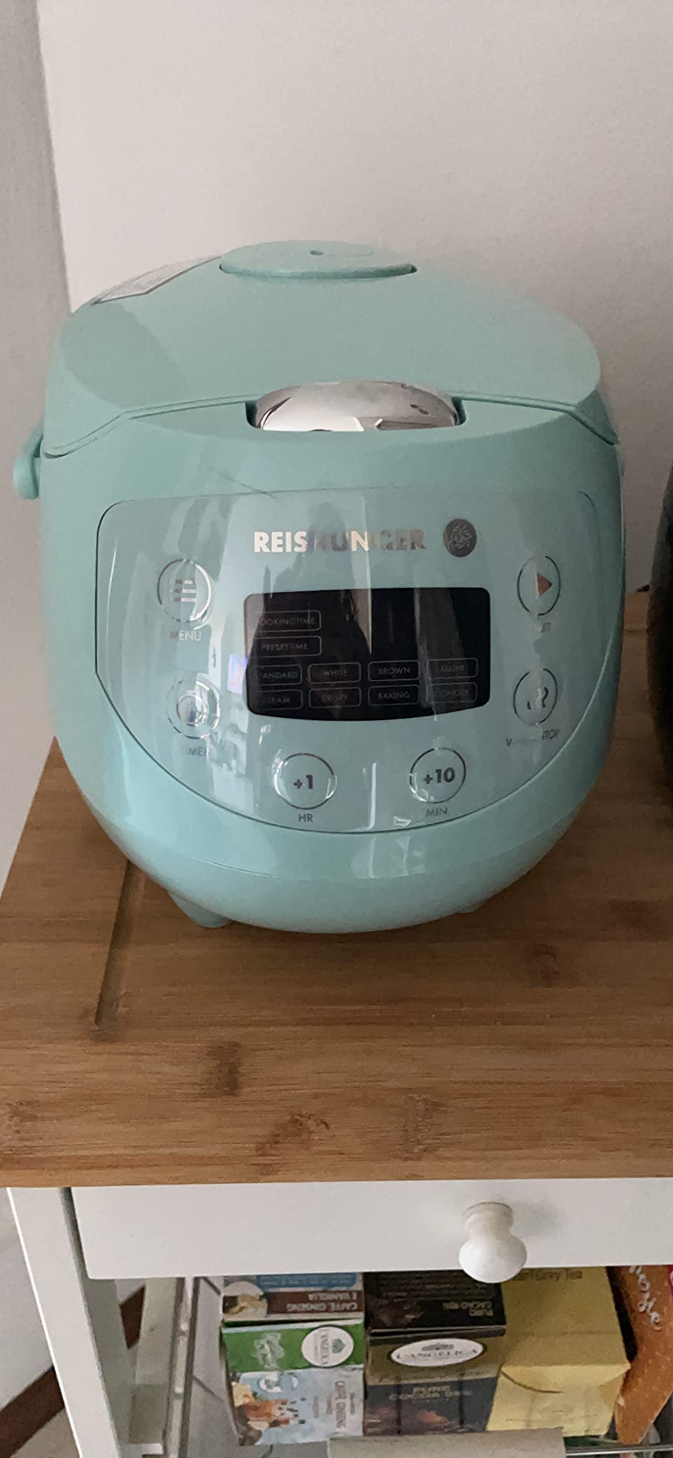 Reishunger cuociriso digitale 0,6 L menta 7 programmi