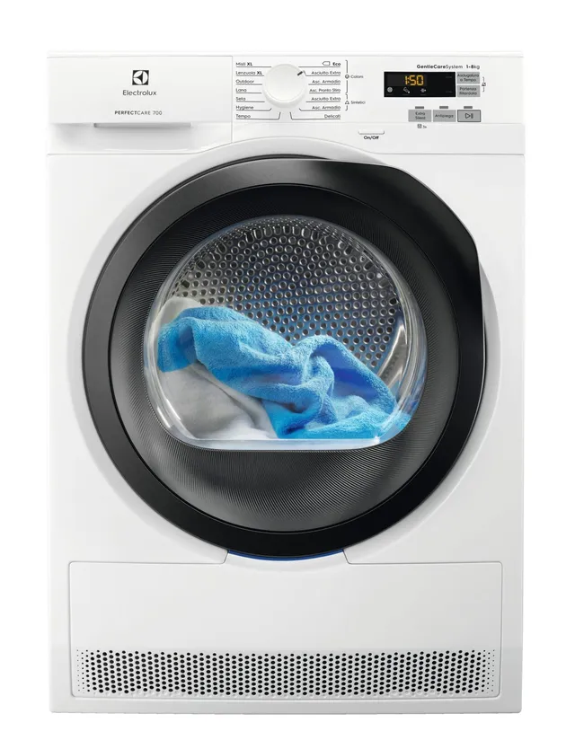 Electrolux PerfectCare 700 EW7H385S asciugatrice 8 kg pompa di calore
