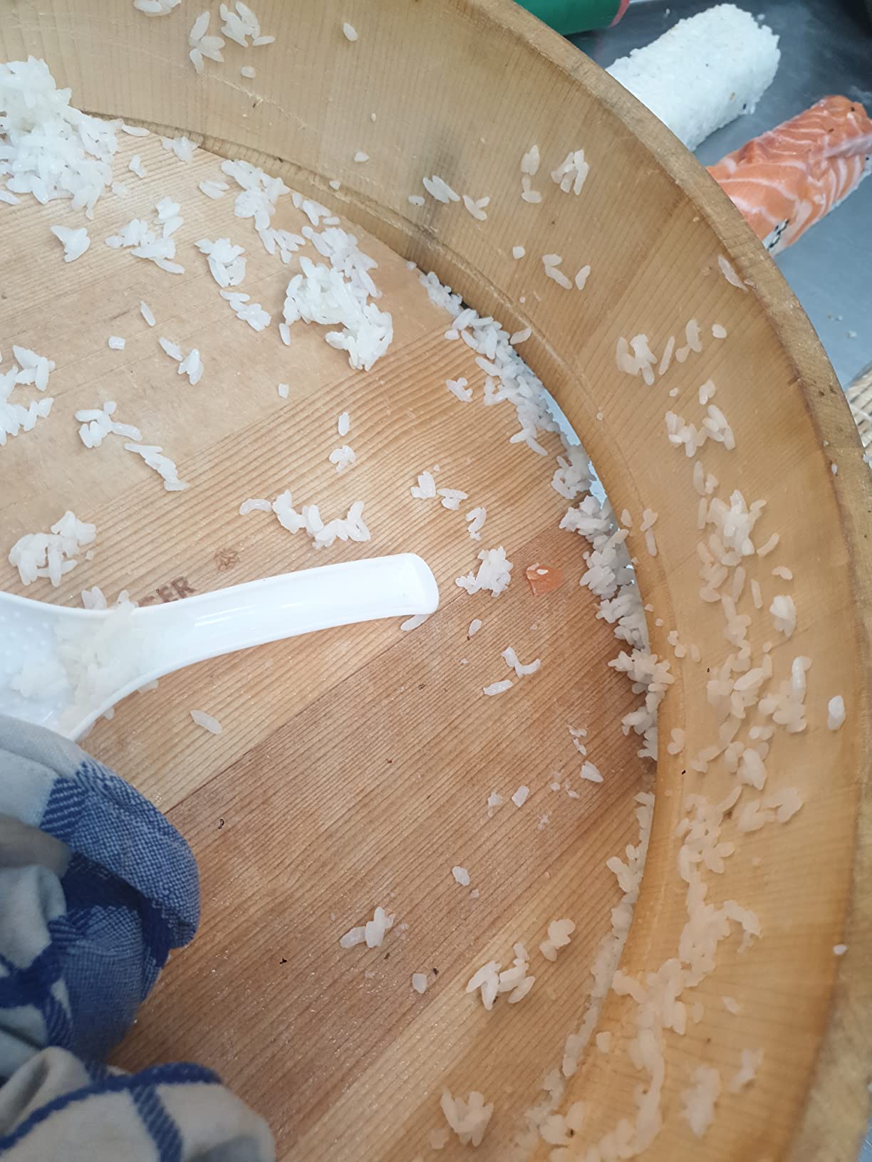 Reishunger Hangiri Ciotola Legno Sushi 30 cm