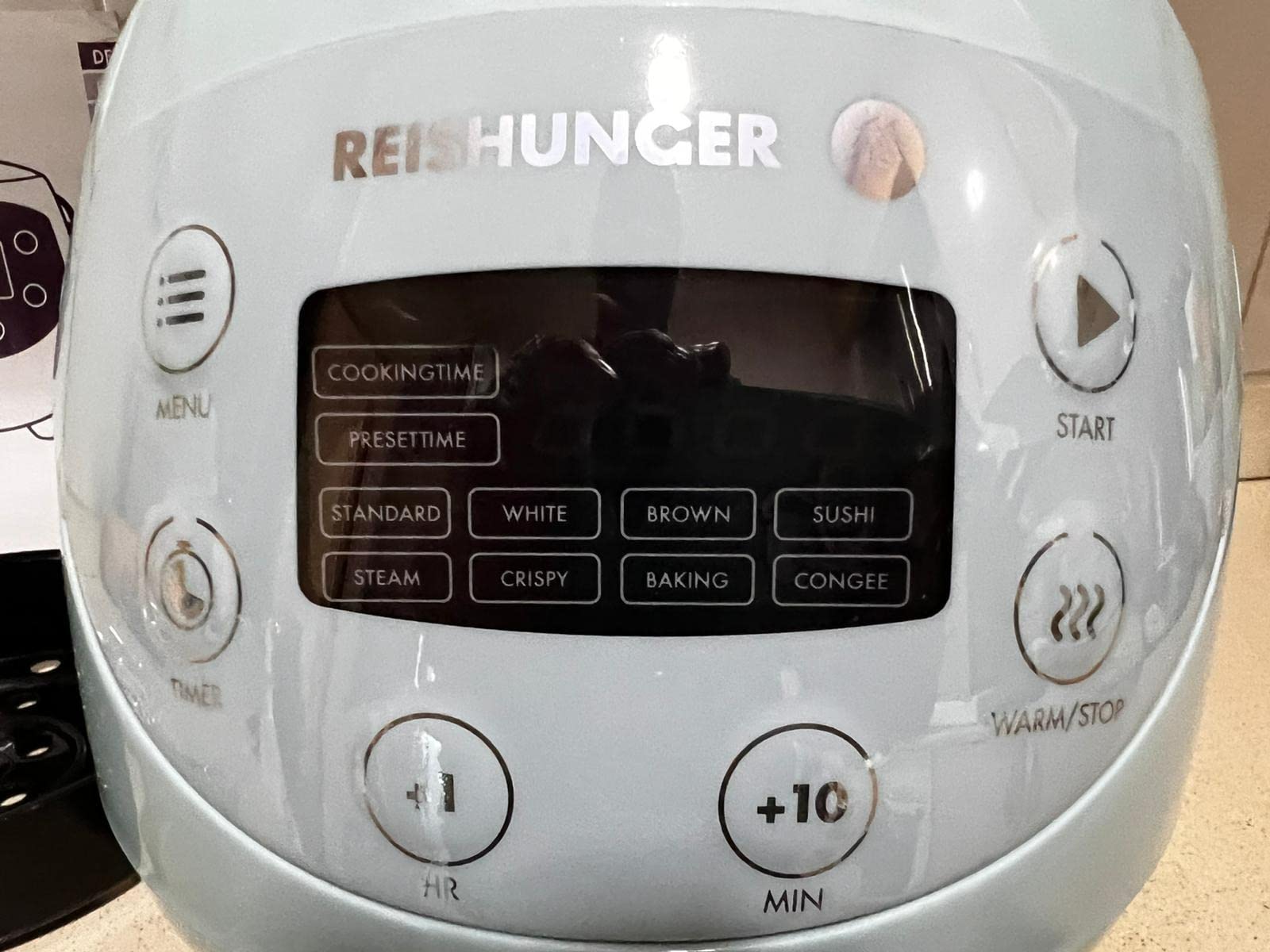 Reishunger cuociriso digitale 0,6 L menta 7 programmi