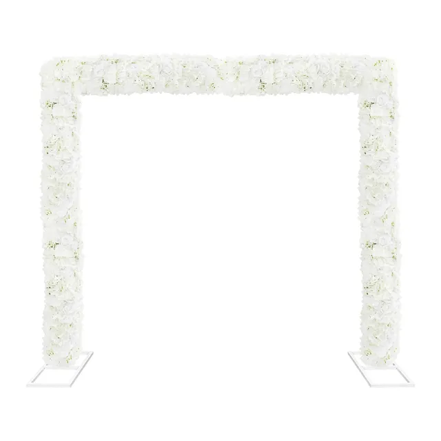 TiryyDrela Ghirlanda Fiori Artificiali Bianchi 100 cm Seta