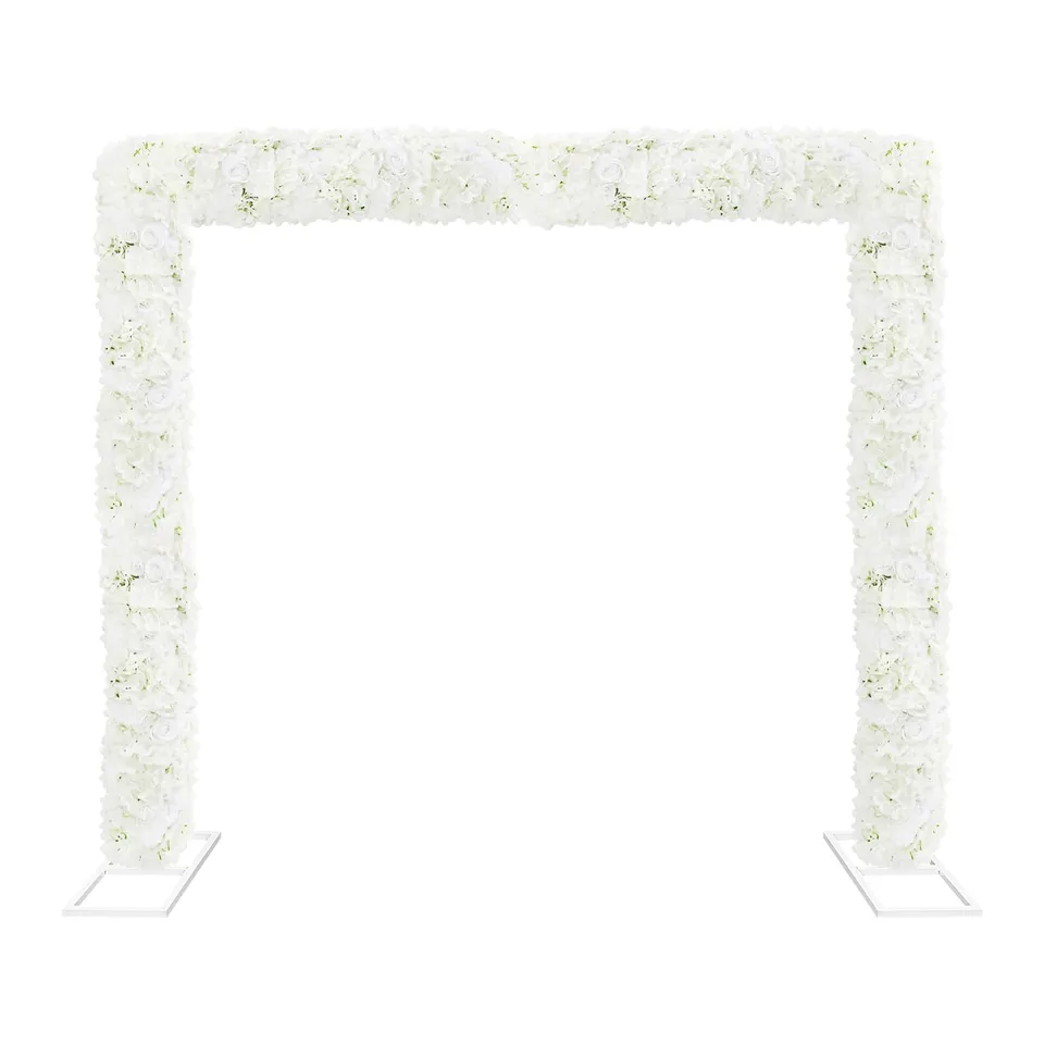 TiryyDrela Ghirlanda Fiori Artificiali Bianchi 100 cm Seta