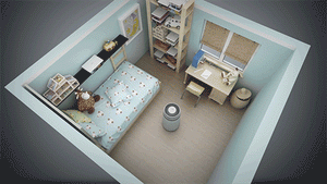 Cuckoo CAC-D2020FW purificatore aria H14 grandi ambienti