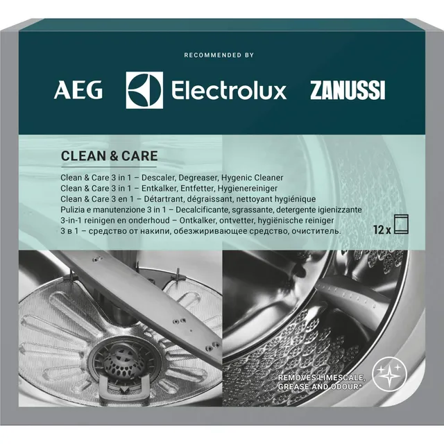 Electrolux 902979919 pulitore lavatrice 12 bustine 3 in 1